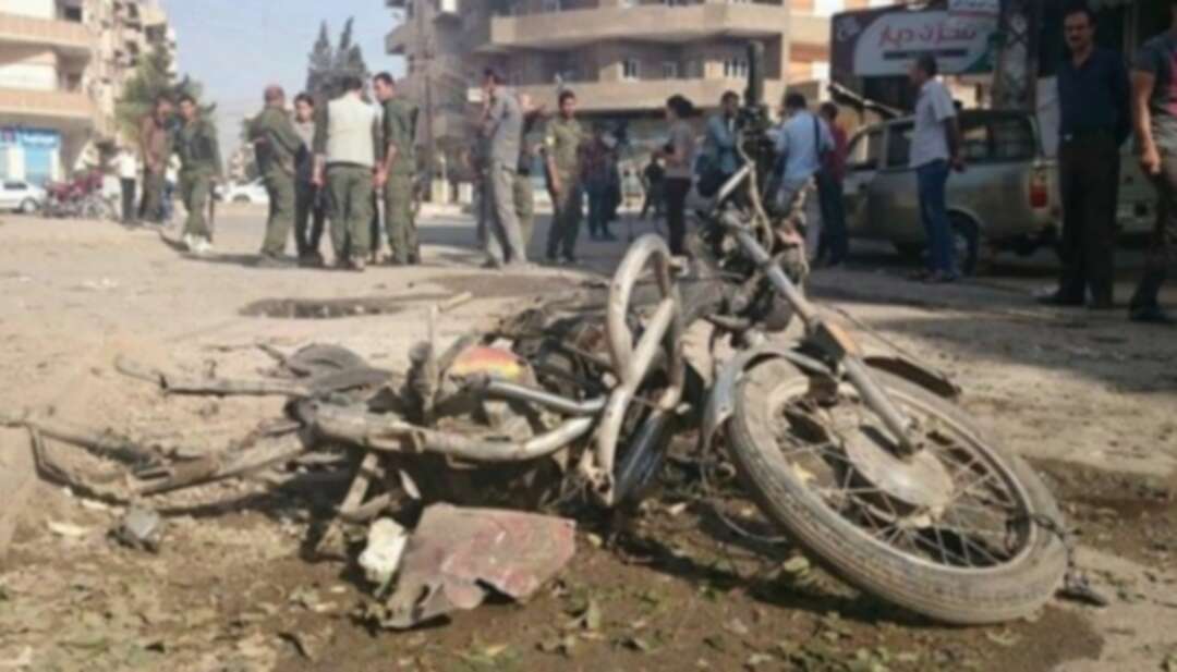 ثلاثة جرحى بانفجار قرب مقر للقوات التركية في مدينة عفرين شمال حلب