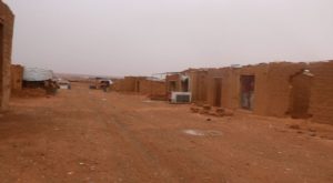 An image of Rukban Camp on the Syria-Jordan border. (Supplied: Mouaz Moustafa)