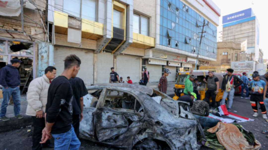 مقتل 8 عراقيين وإصابة نحو ٢٥ آخرين بتفجير وسط بغداد