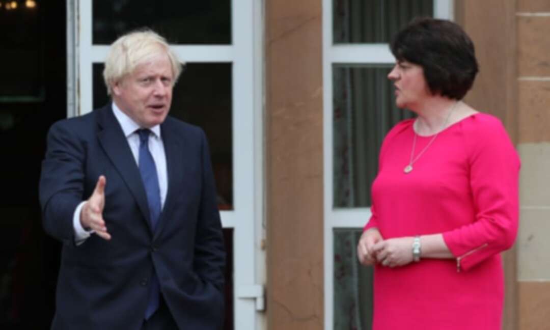 Arlene Foster urges Boris Johnson to replace NI protocol