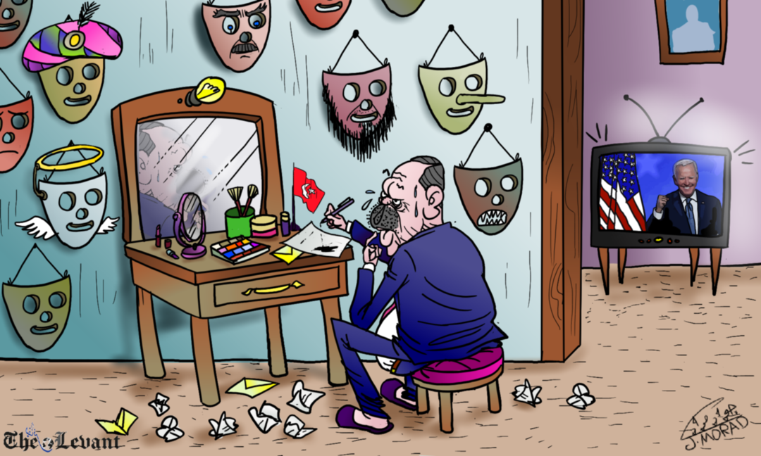 Erdogan in the Changing Room .. to Welcome Biden