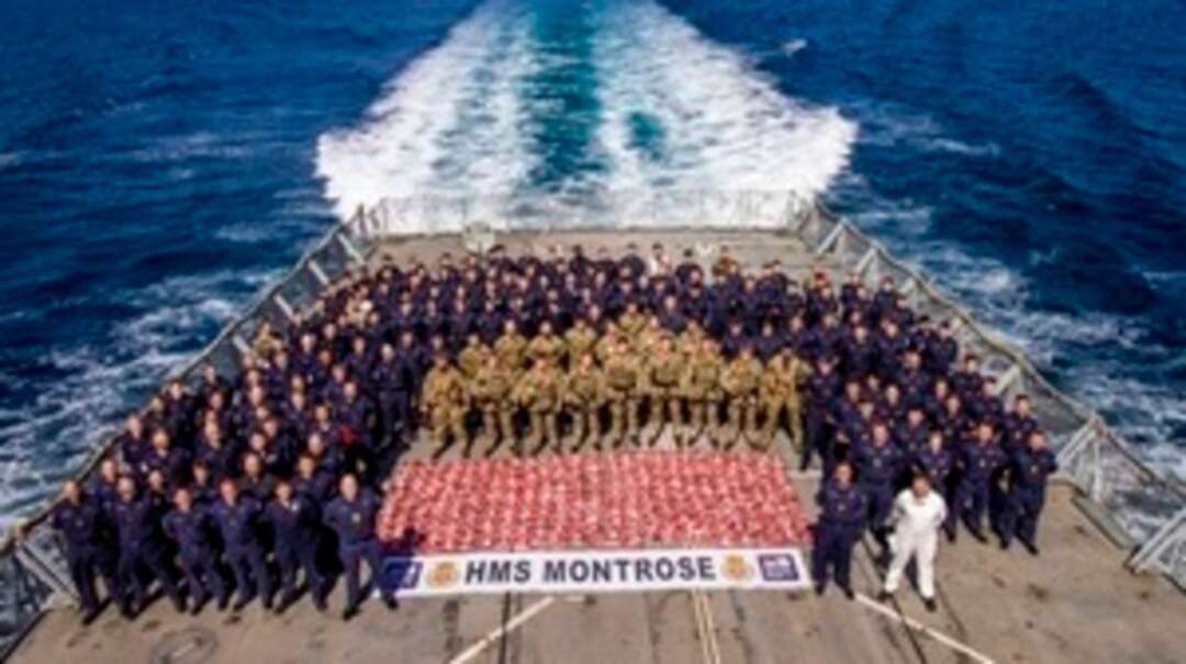 British Royal Navy seizes $15 million worth of drugs in Arabian Sea