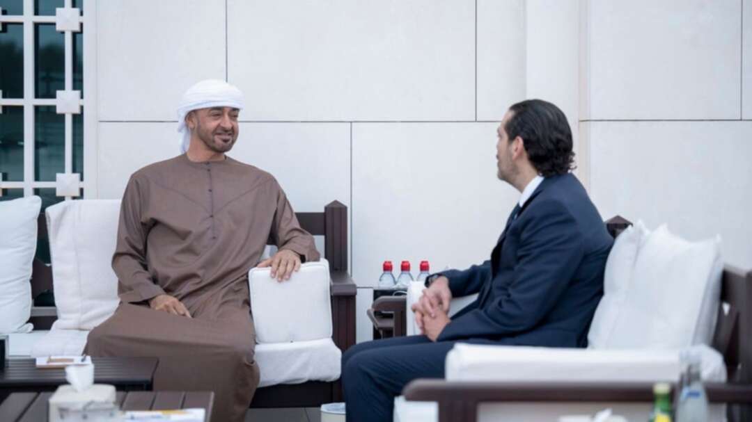 UAE supports Lebanon, Mohammed bin Zayed tells Saad Hariri in Abu Dhabi meeting