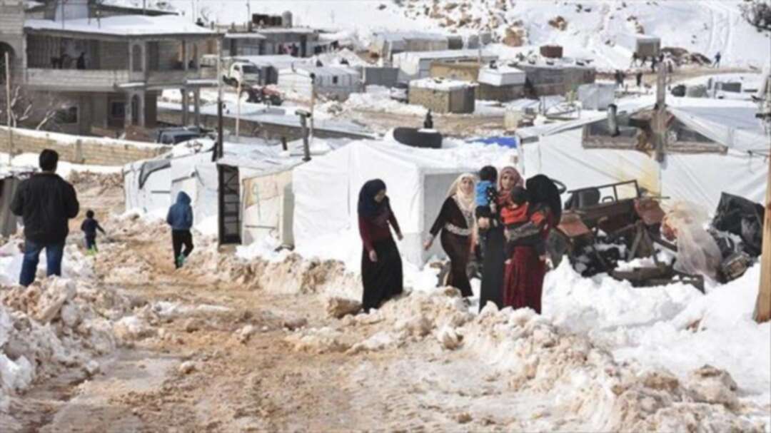 مفوضية اللاجئين: الشتاء القاسي يزيد معاناة اللاجئين السوريين في لبنان
