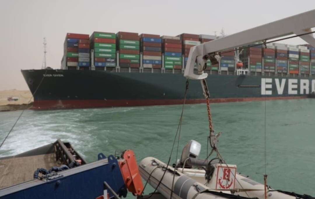 Suez Canal Authority says will cooperate with US to float stranded cargo ship