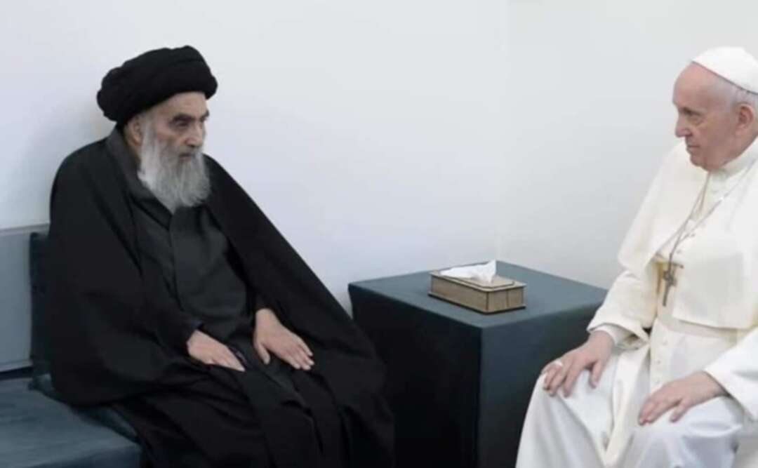 Pope Francis holds historic meeting with top Shia cleric Sistani in Iraq's Najaf