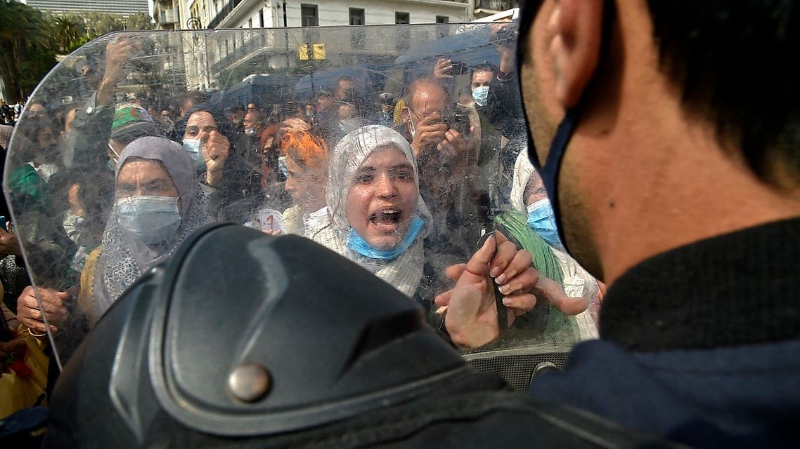 Hundreds of women hit the streets of Algerian capital demanding equal ...