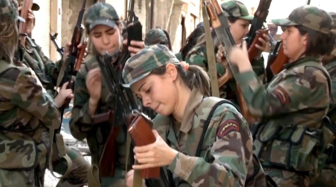 متطوعات في جيش الأسد