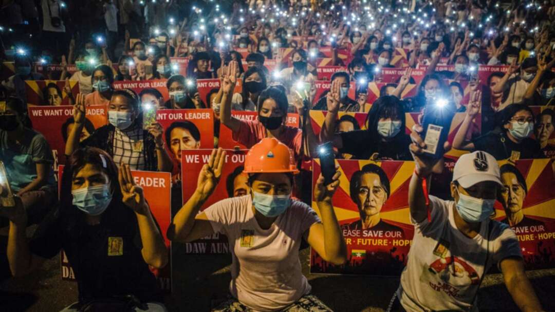 Opponents of Myanmar ruling junta hold ‘silent strike’