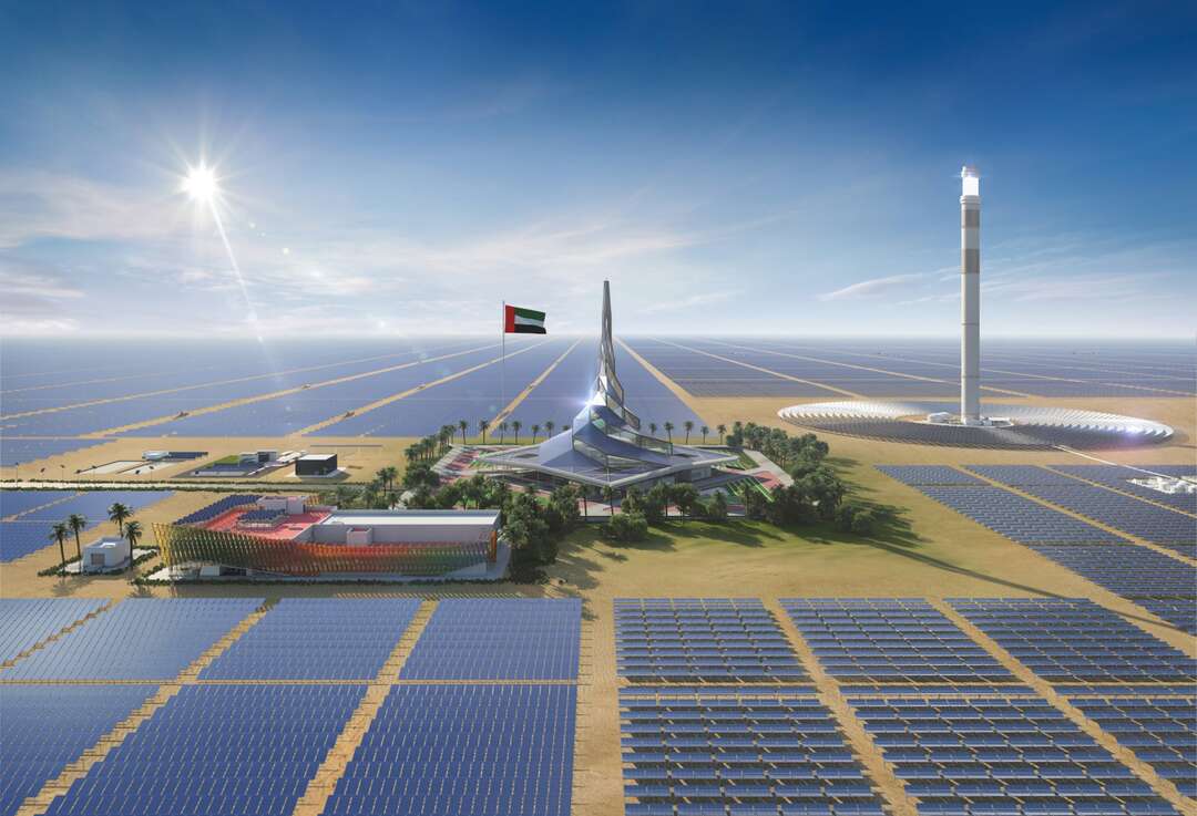 مجمع محمد بن راشد آل مكتوم للطاقة الشمسية.. أكبر محطة لتوليد الطاقة المتجددة في العالم