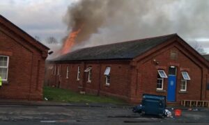Fire previously broke out at Napier barracks in January.
