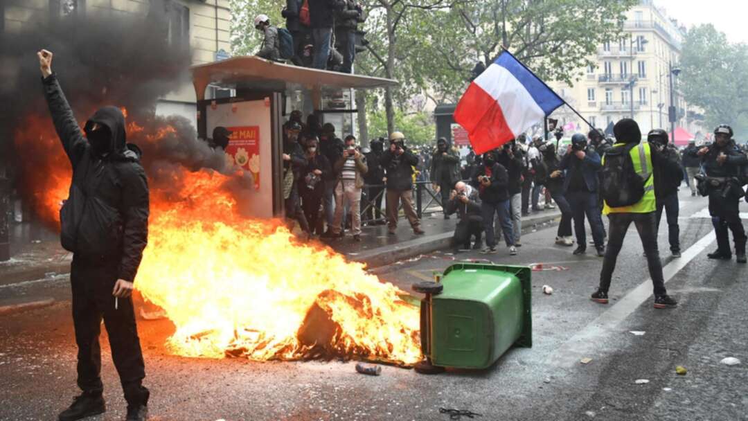 عيد العمال.. مئات المظاهرات في فرنسا والشرطة تعتقل العشرات