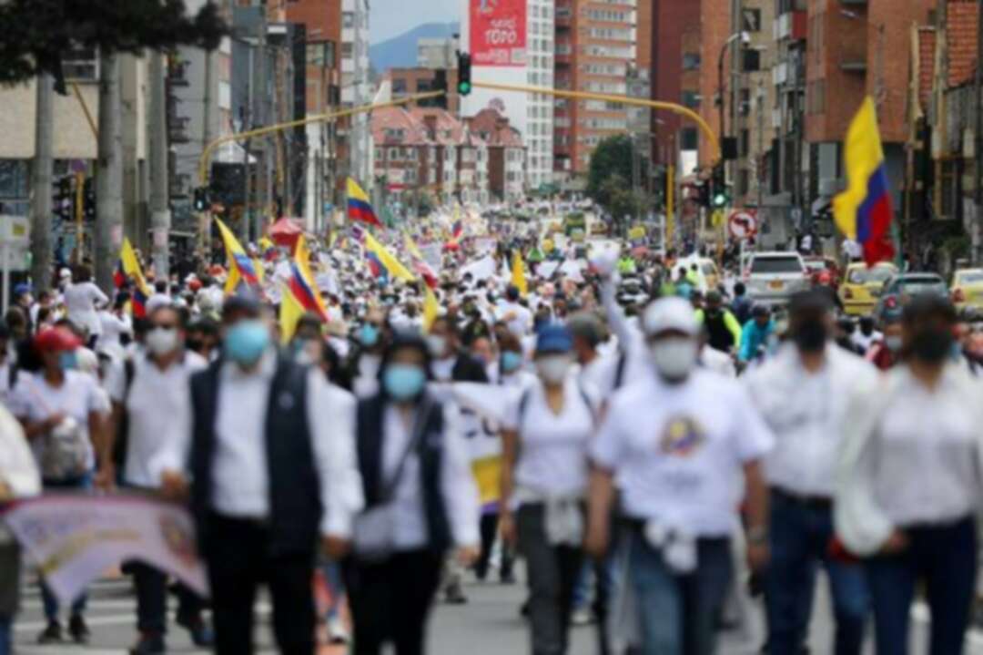 Marches in Bogota wants to end protests, and roadblocks