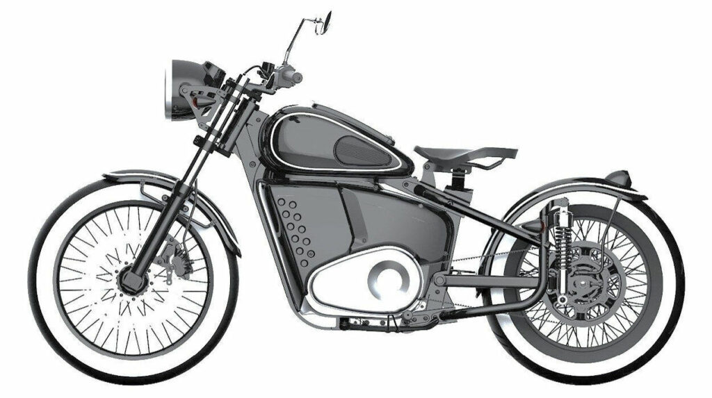 ابتكار دراجة نارية كلاسيكية من قبل كلاشنيكوف بمحرك إلكتروني