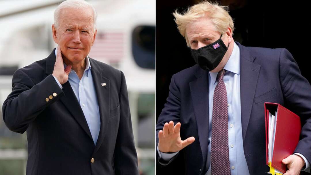 Holding their first face-to-face talks: Boris Johnson and Joe Biden set to agree 'new Atlantic Charter'