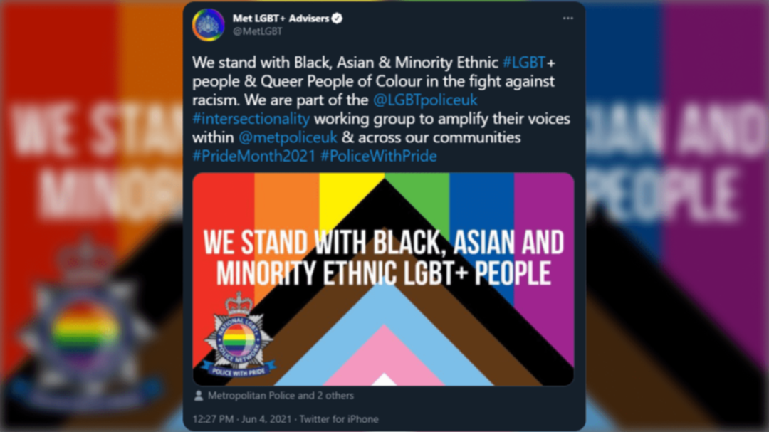 UK Met Police criticized for standing with LGBT+ people & Queer People of Color