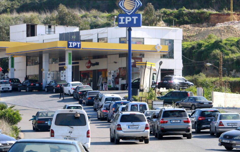 ازمة الوقود في لبنان
