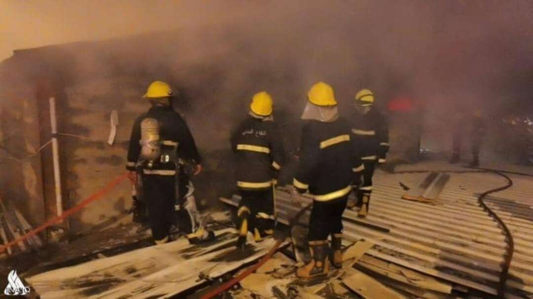 حريق يلتهم قاعدة الإمام علي الجوية في العراق