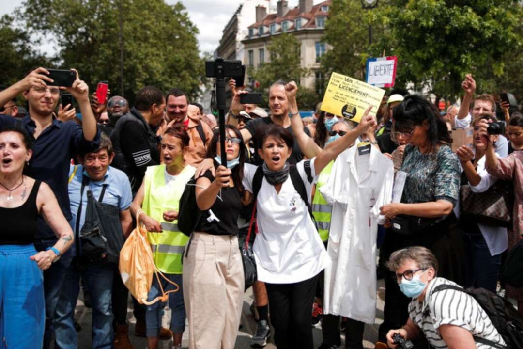 تظاهرات في مدن فرنسية ضد حملات التطعيم الإلزامية