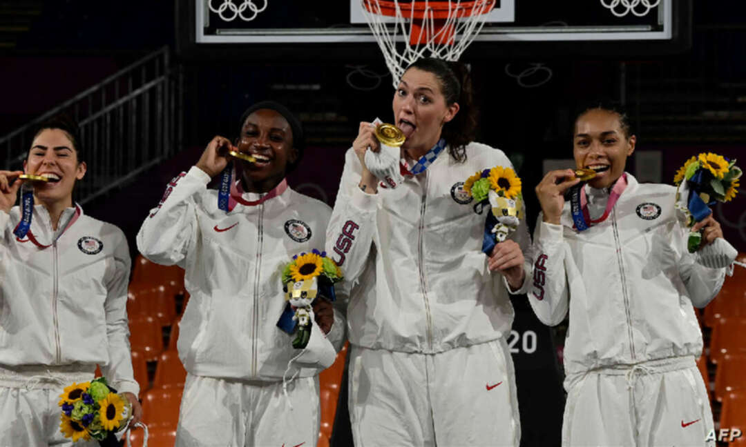 سيدات أمريكا يتوجن بالميدالية الذهبية في أولمبياد طوكيو