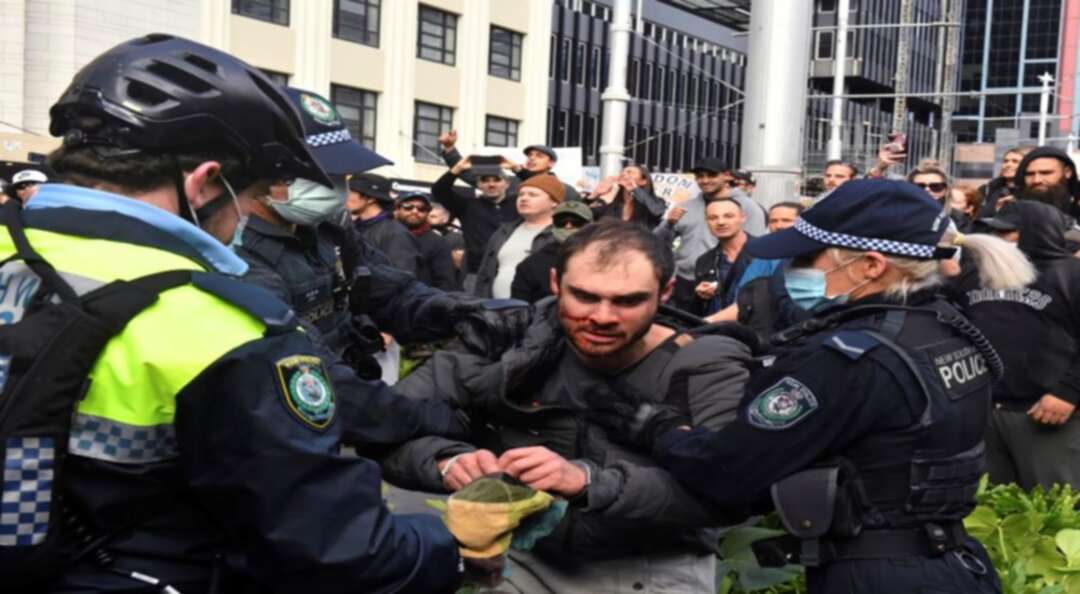 Thousands of people took to the streets in Australia to protest lockdown restrictions