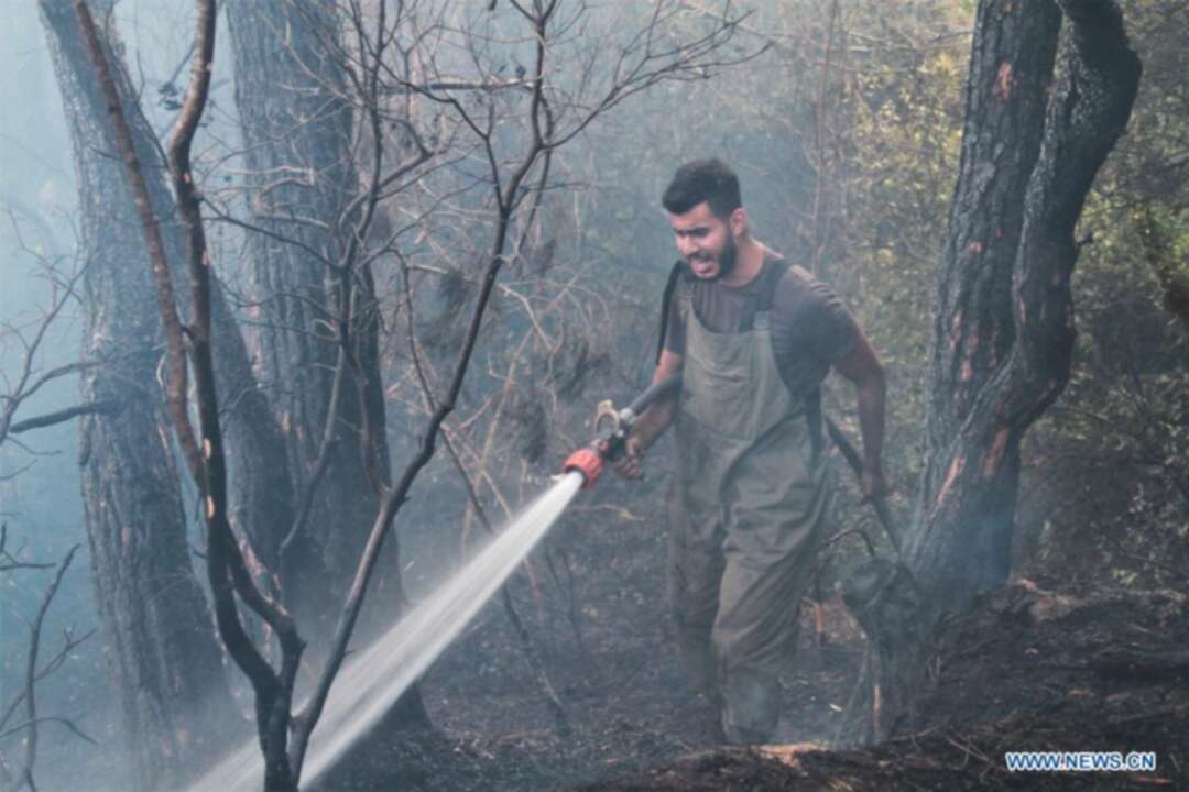 Massive forest fire continues for second day in northern Lebanon