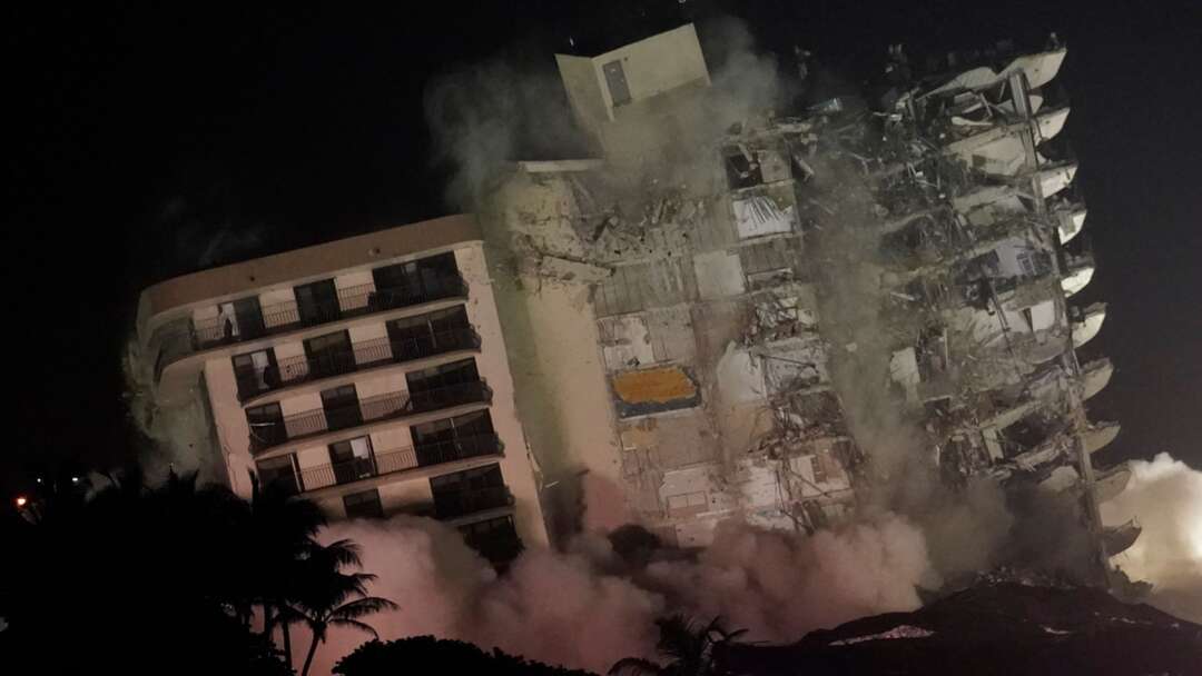 The 12-Storey Building In Miami Has Been Demolished Over Safety Concerns