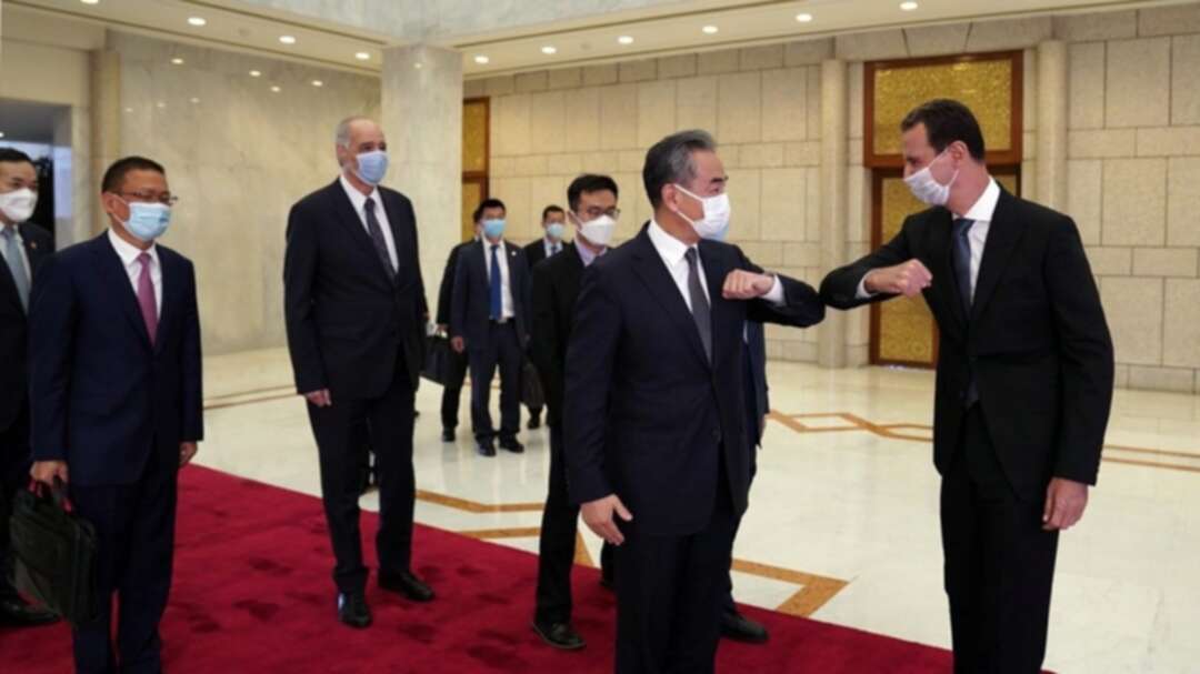 رأس النظام السوري يستقبل وزير الخارجية الصينية