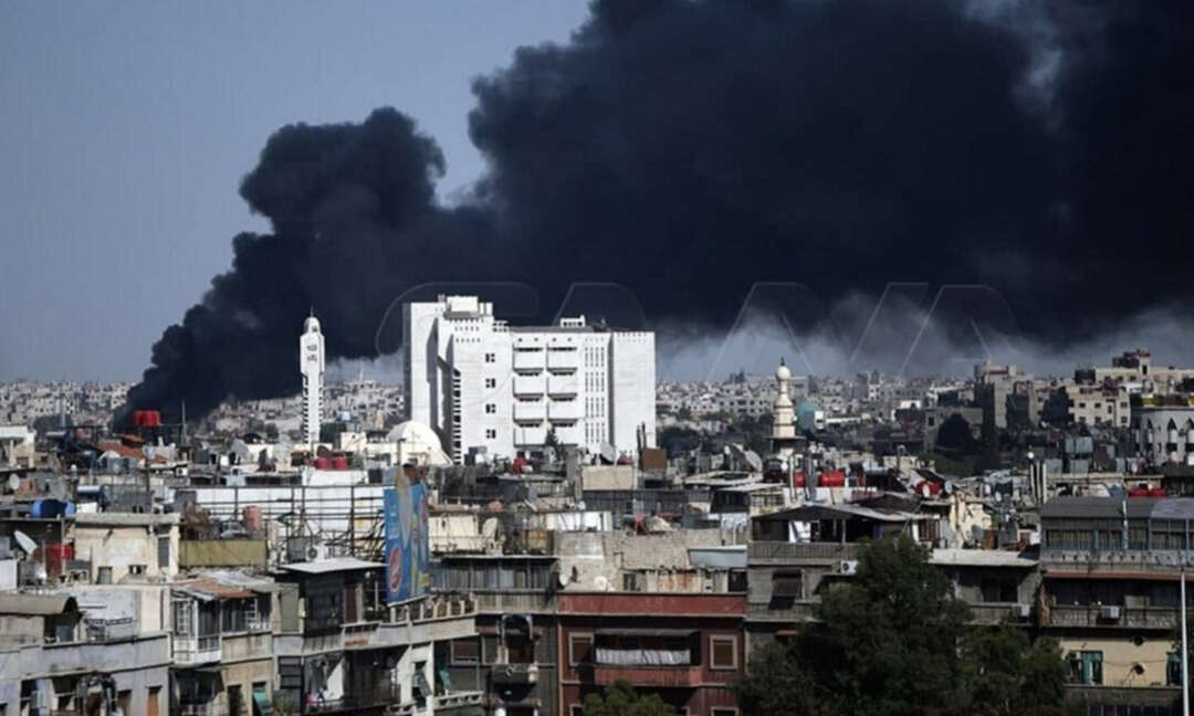 حريق هائل يلتهم محيط المنطقة الصناعية جنوب دمشق