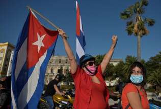 تظاهرات كوبا 2021. أرشيف. مواقف تواصل