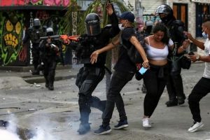 تظاهرات كولمبيا