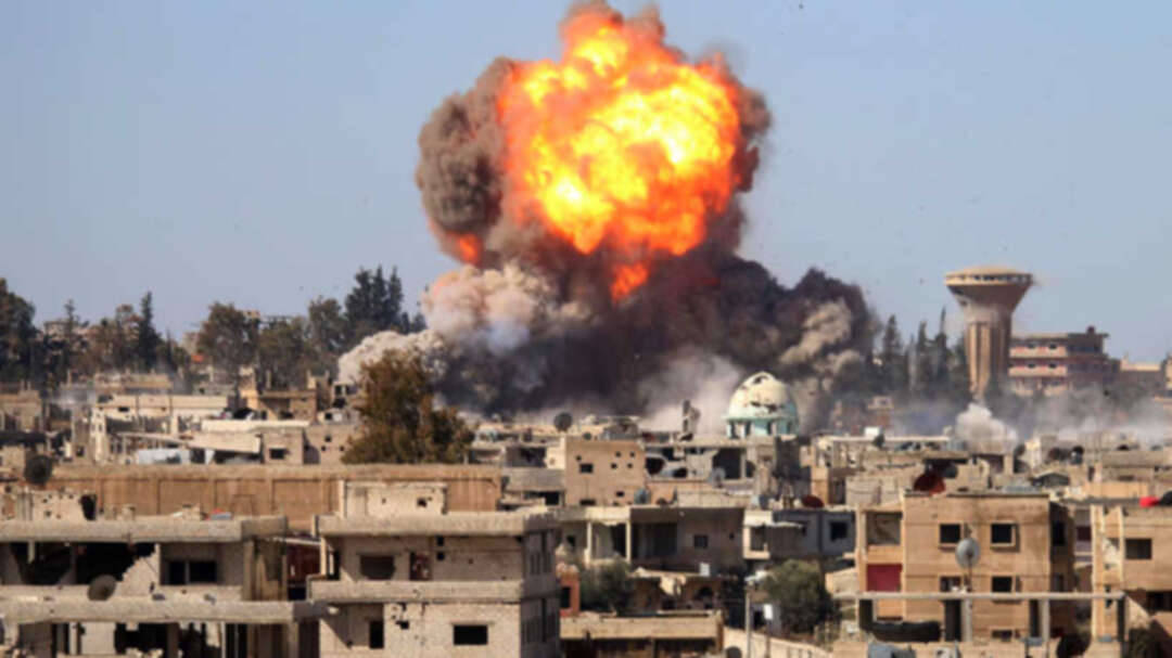 قصف عنيف من النظام السوري على درعا البلد