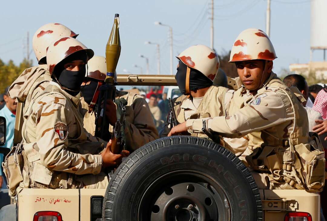 الجيش المصري يعلن مقتل 10 إرهابيين 