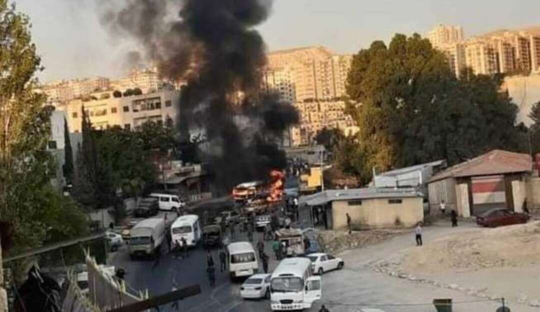 دمشق.. قتيل وثلاثة مصابين بانفجار في حافلة عسكرية