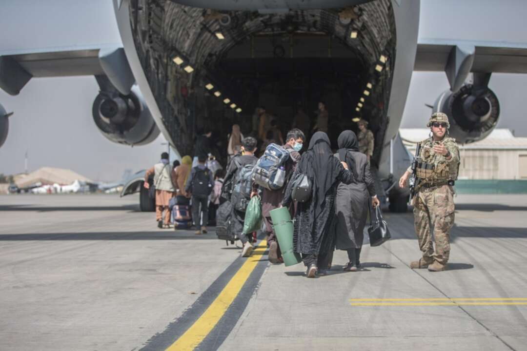 The Hamid Karzai airport in Kabul, Afghanistan.