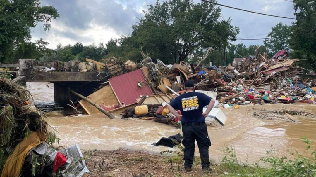 عشرات القتلى والمفقودين في فيضانات كارثية بولاية تينيسي الأميركية