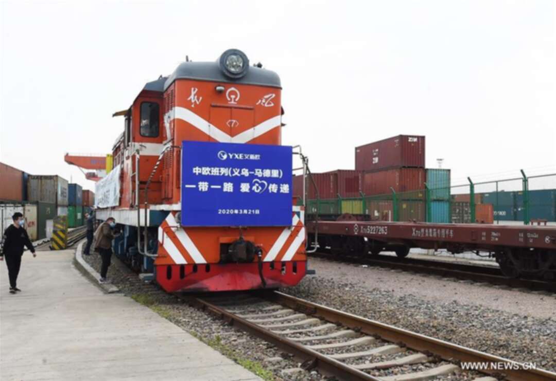 رحلات قطارات الشحن الصينية إلى أوروبا تحقق نمواً جيداً