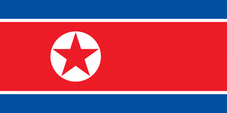 ويكيبيديا. علم كوريا الشمالية