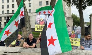 مظاهرة سورية في لندن