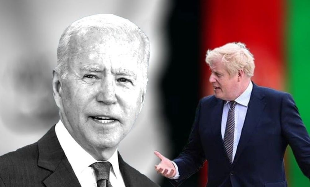 Boris Johnson And Joe Biden Discuss Current Situation In Afghanistan