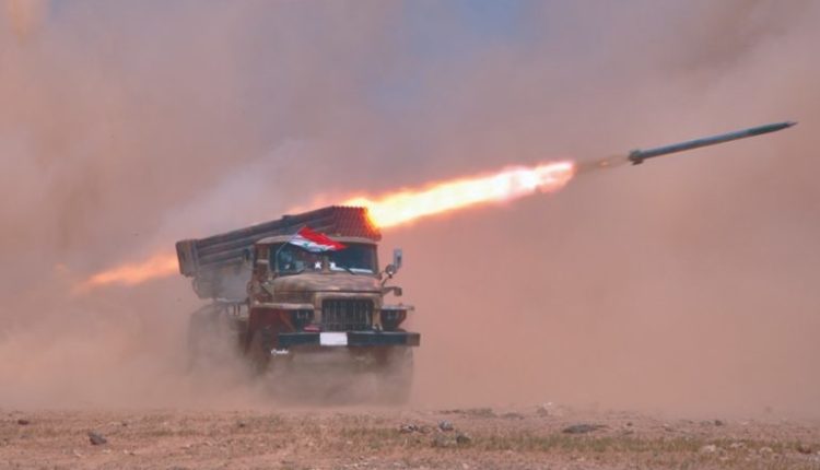 قصف صاروخي لقوات النظام