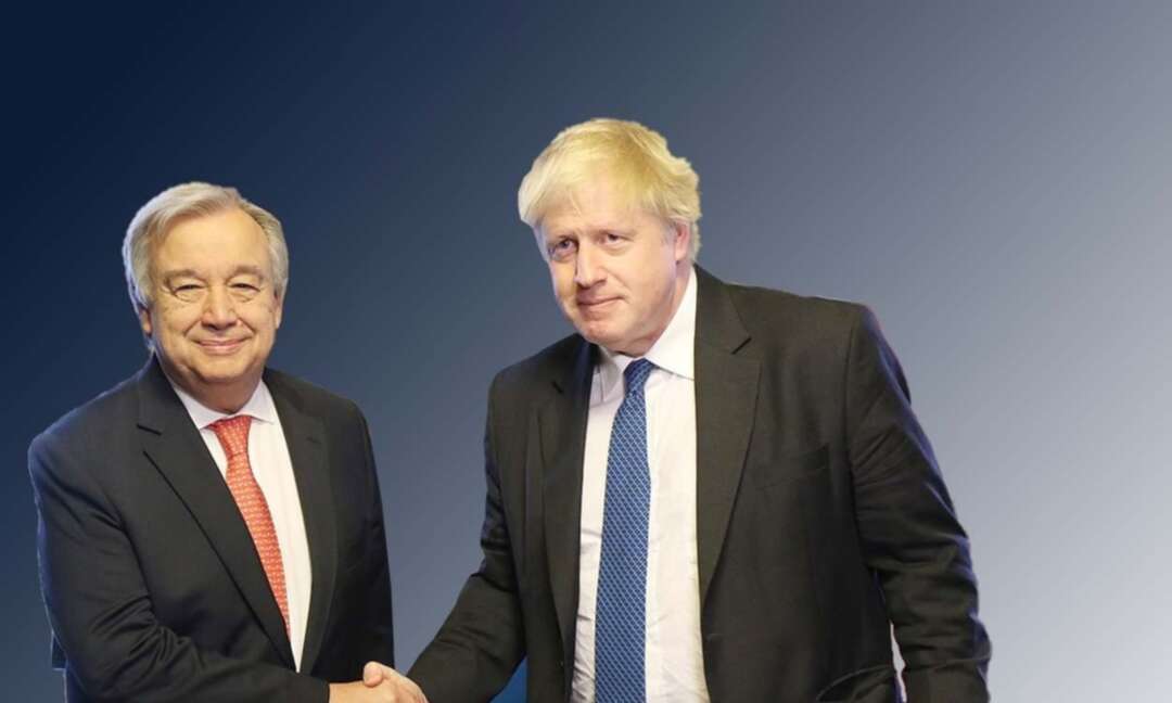 Boris Johnson and António Guterres to address world leaders on climate change