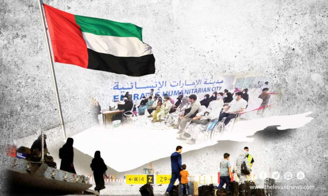 After logistics .. The UAE continues relief efforts and receives a new group of Afghan refugees