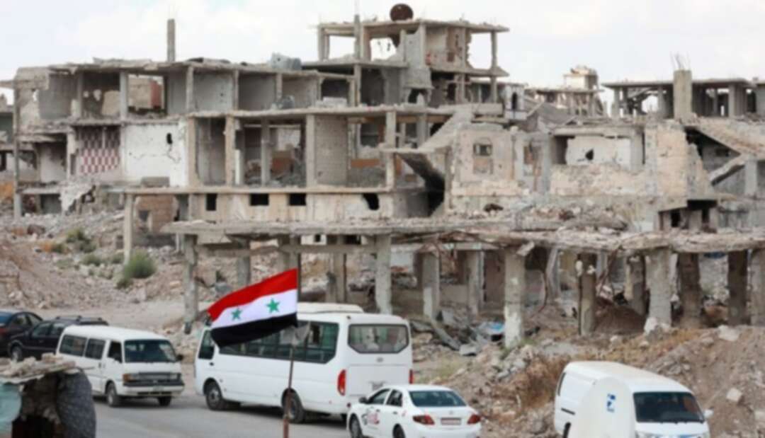 قوات النظام السوري تقصف مدينة 
