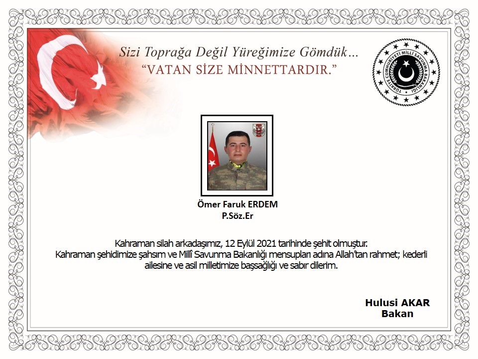 ارتفاع قتلى الجنود الأتراك في إدلب/وزارة الدفاع التركية تويتر