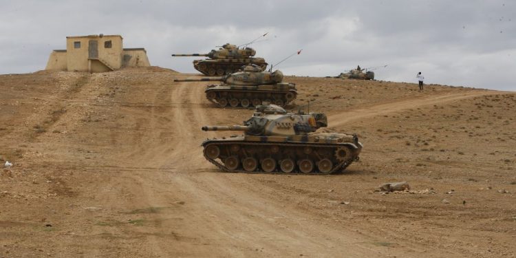 Syrian tanks-war