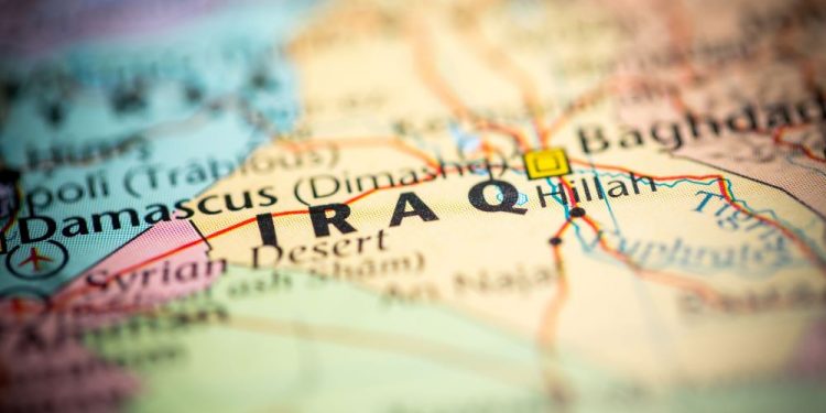 iraq map-