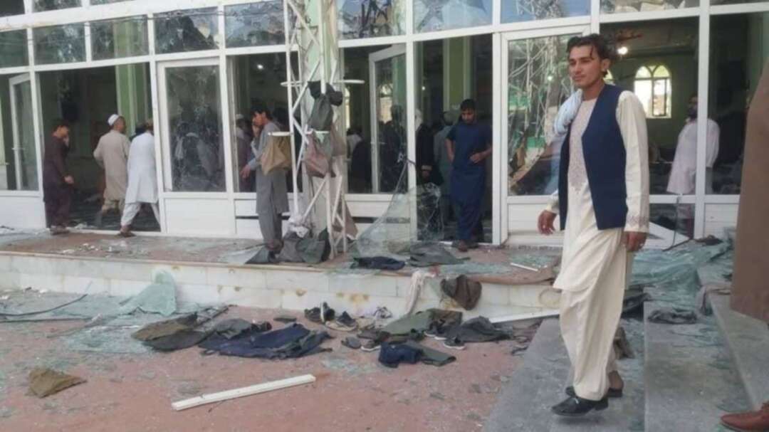 مقتل 16 شخصاً على الأقل بتفجير مسجد بأفغانستان