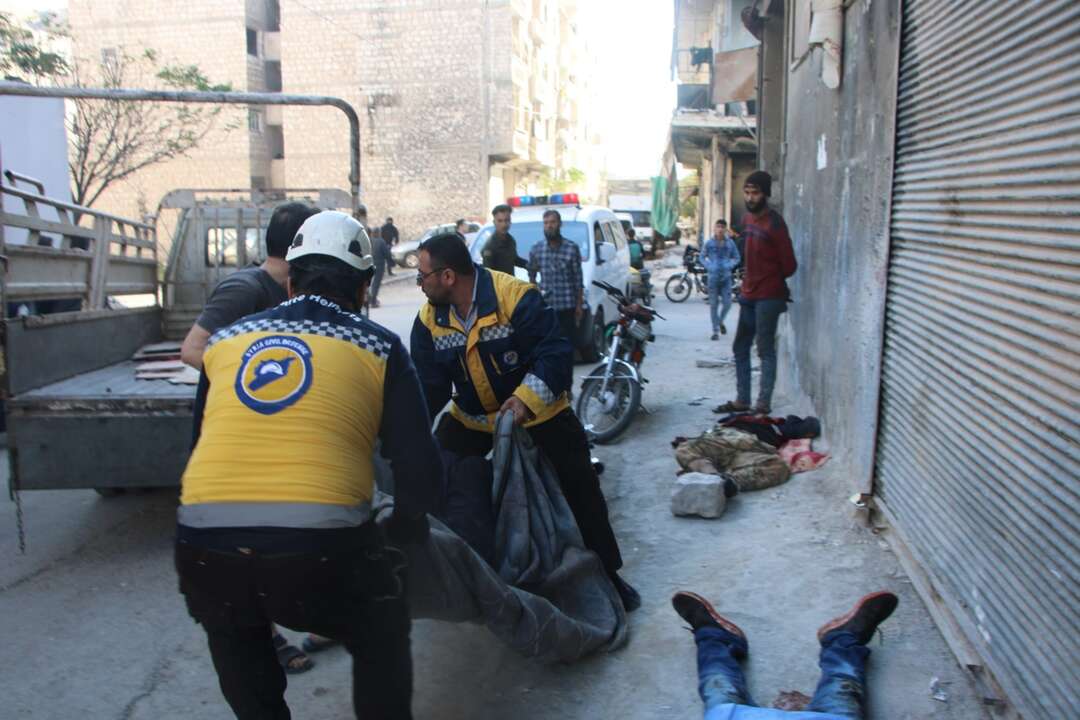 مقتل 7 أشخاص بينهم أطفال و20 جريحاً في قصف للنظام على إدلب