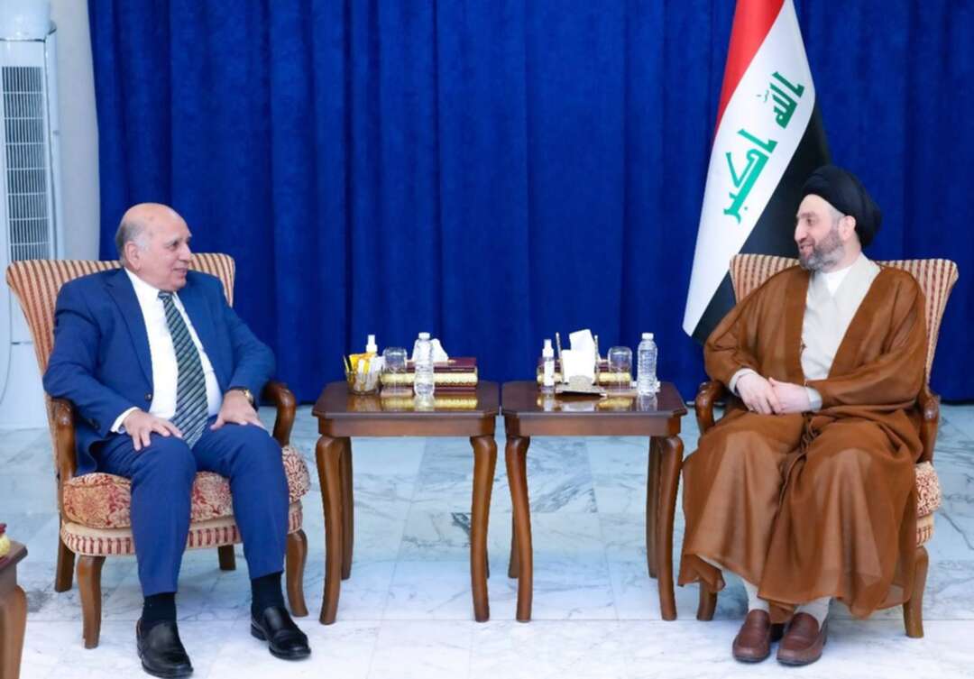 الحكيم خلال لقاءه وزير الخارجية العراقي يؤكد ضرورة النظر بجدية للطعون
